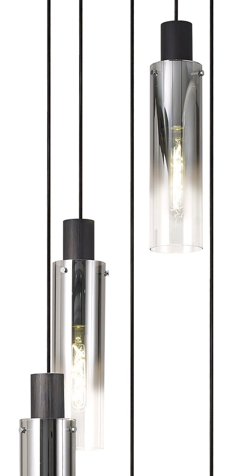 Brooks Slim Round Pendant 5 Light